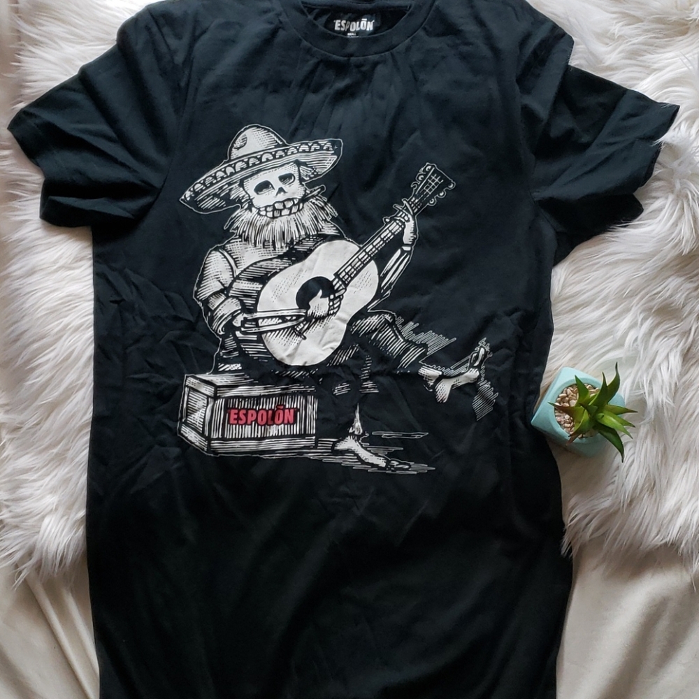 Espolon Black Graphic T Shirt